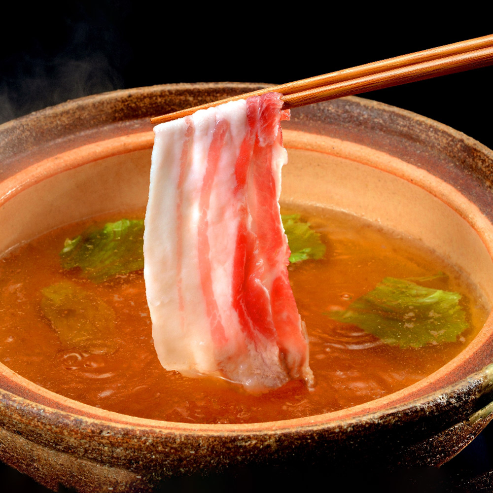 宮崎　霧島黒豚肉大皿しゃぶしゃぶ 「華」