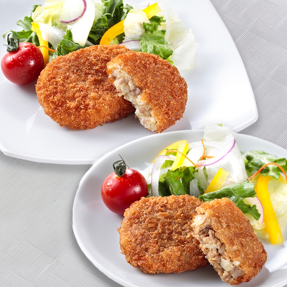 神奈川 「駿河屋本舗」 鎌倉コロッケ・鎌倉黄金メンチセット　A