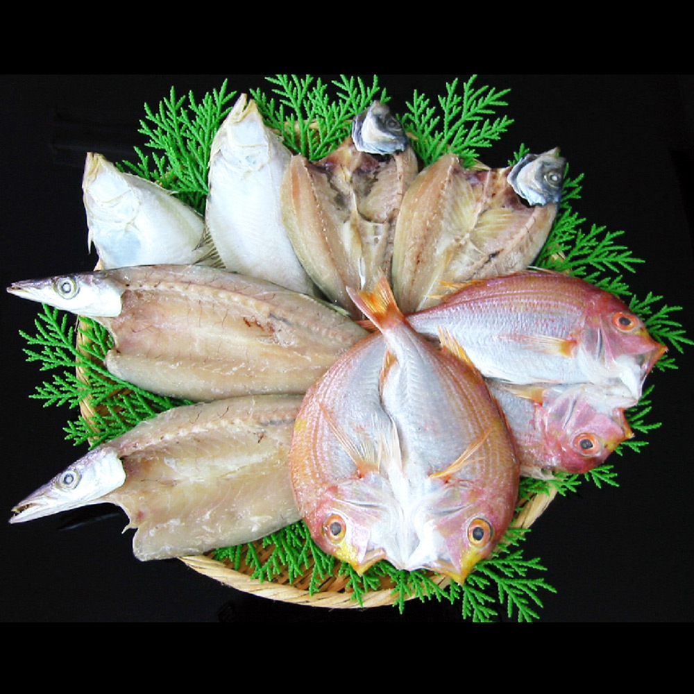 島根　岡富商店　とれたて干物セット