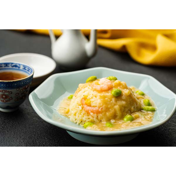 京都 「京、静華」宮本静夫監修 直火炒めのえび炒飯と蟹あんかけ丼のもと