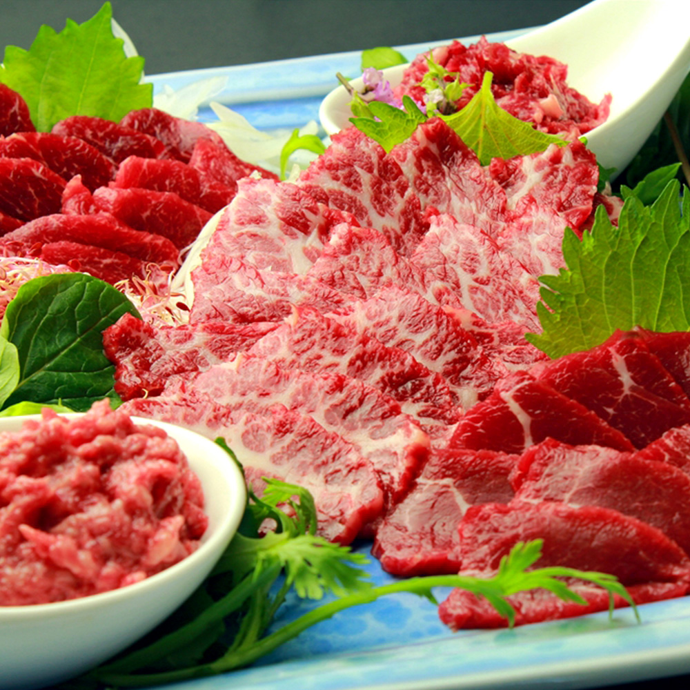 熊本 「千興ファーム」 鮮馬刺しバラエティ5種セット