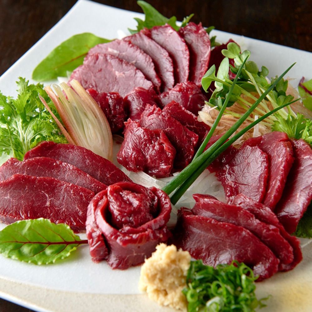 熊本 「千興ファーム」 国産馬刺し赤身＆タタキセット