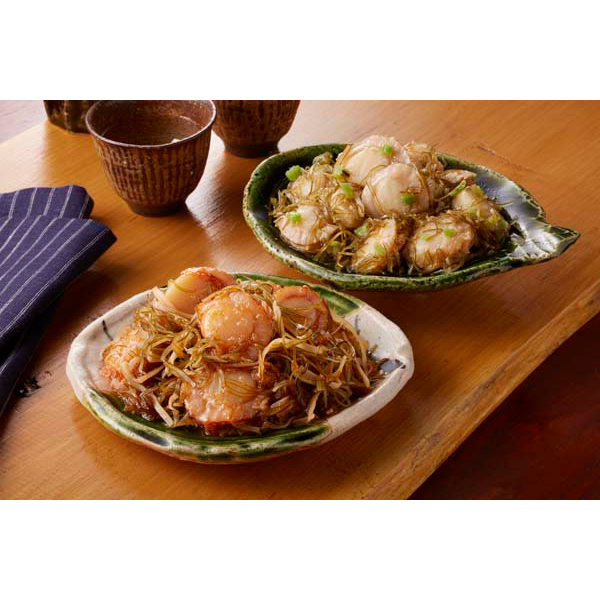 福岡「博多紀久屋」 ほたて明太松前・ほたてわさびセット