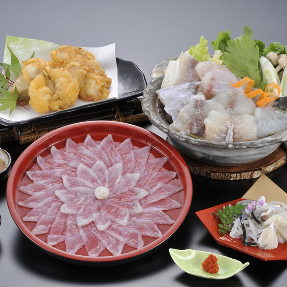 福岡 「ふく太郎本部」 ふく冬の懐石（2人前）