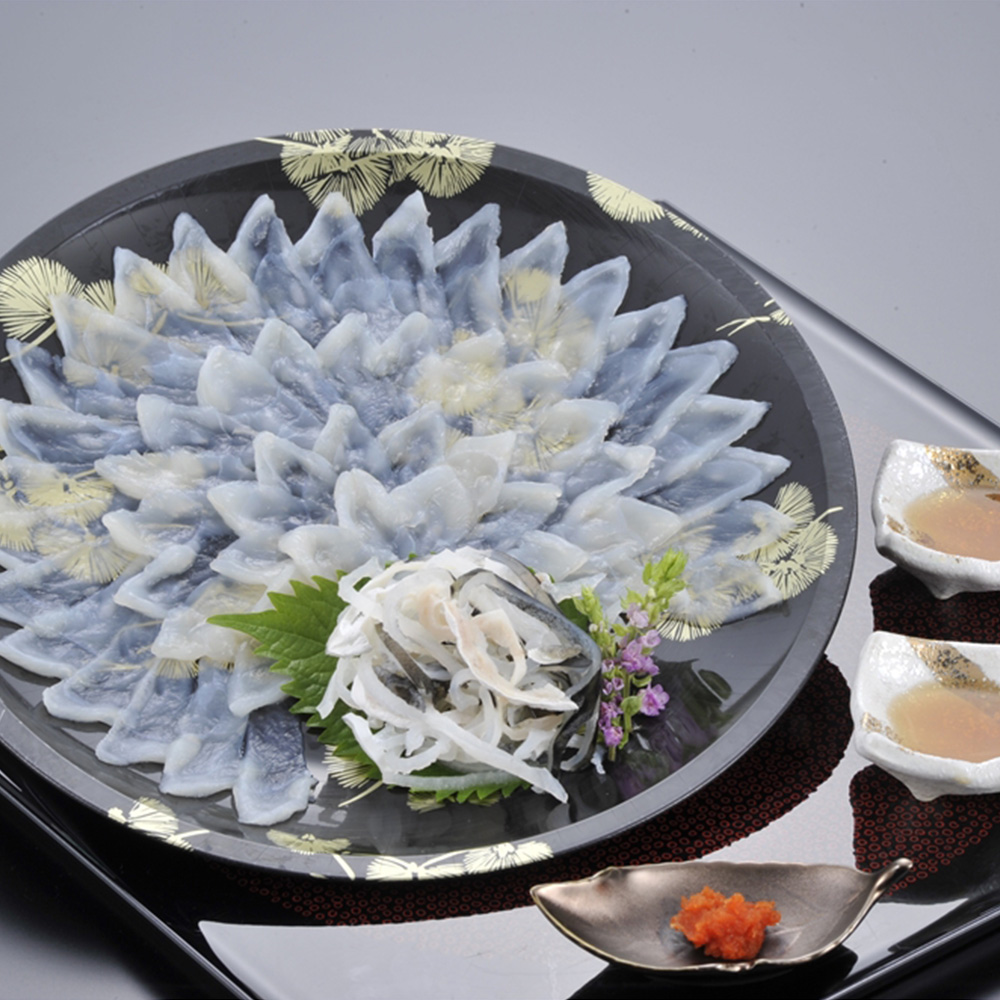 福岡 「ふく太郎本部」 とらふく刺身セット（2人前）