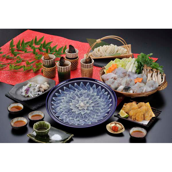 福岡 「ふく太郎本部」 ふく料理にぎわいフルコース（4人前）