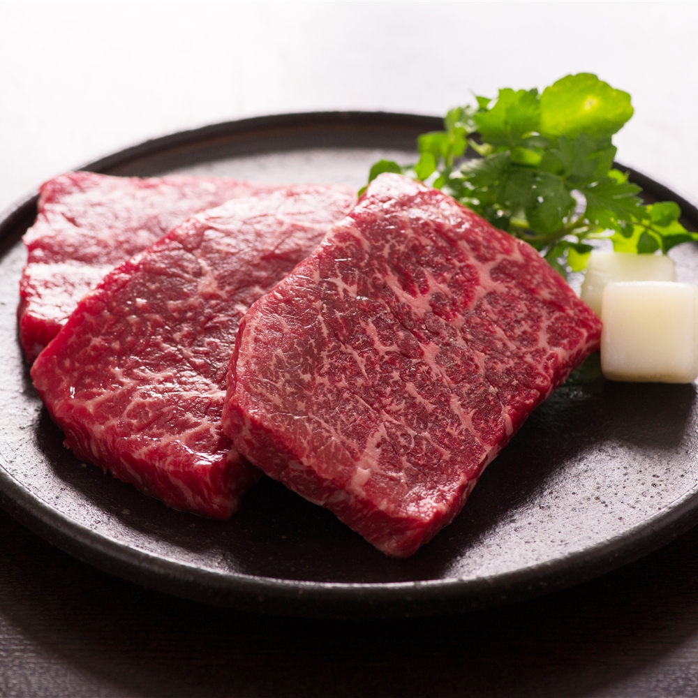 群馬　上州牛　モモステーキ80g×3