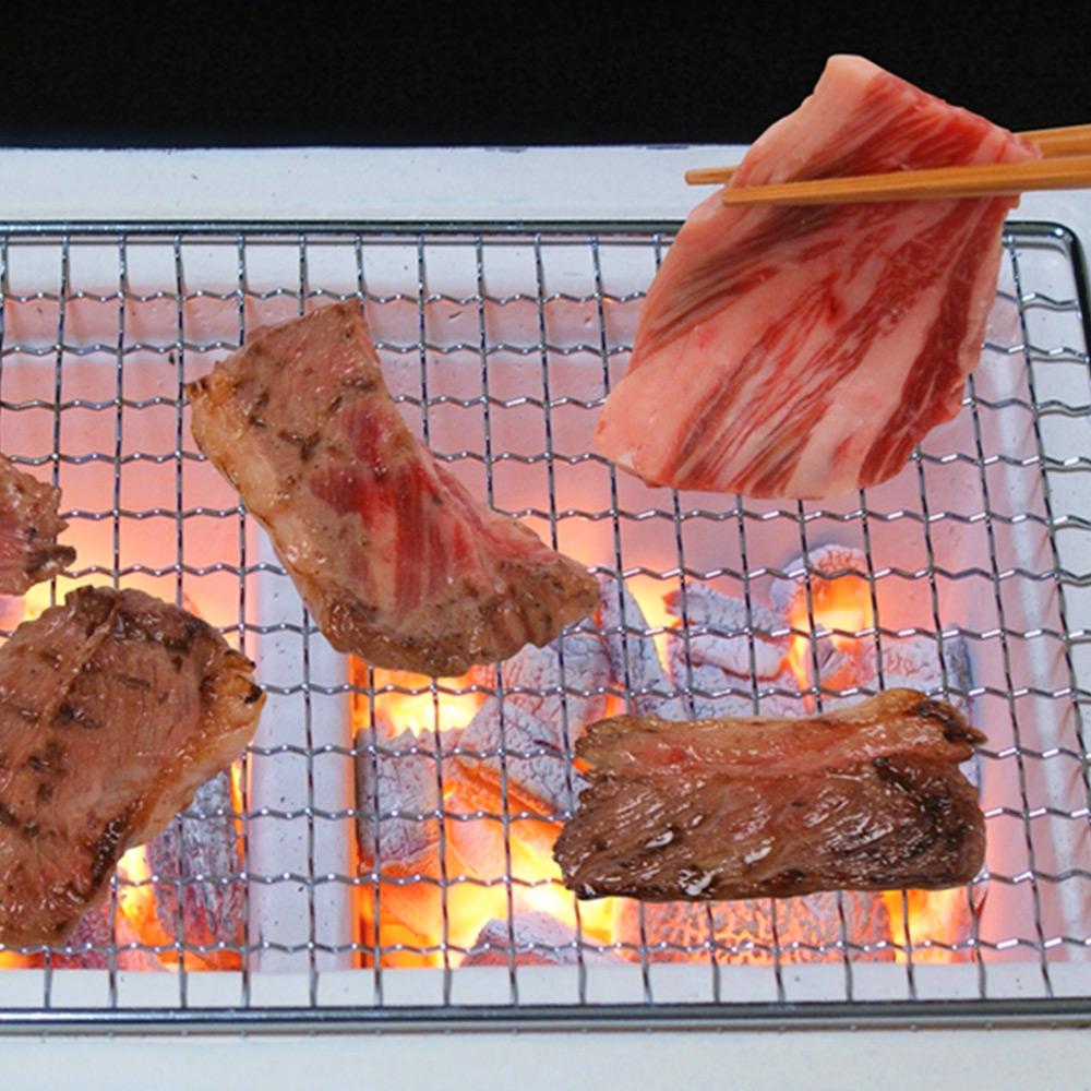 群馬　上州三元もち豚肉焼肉用バラ400g