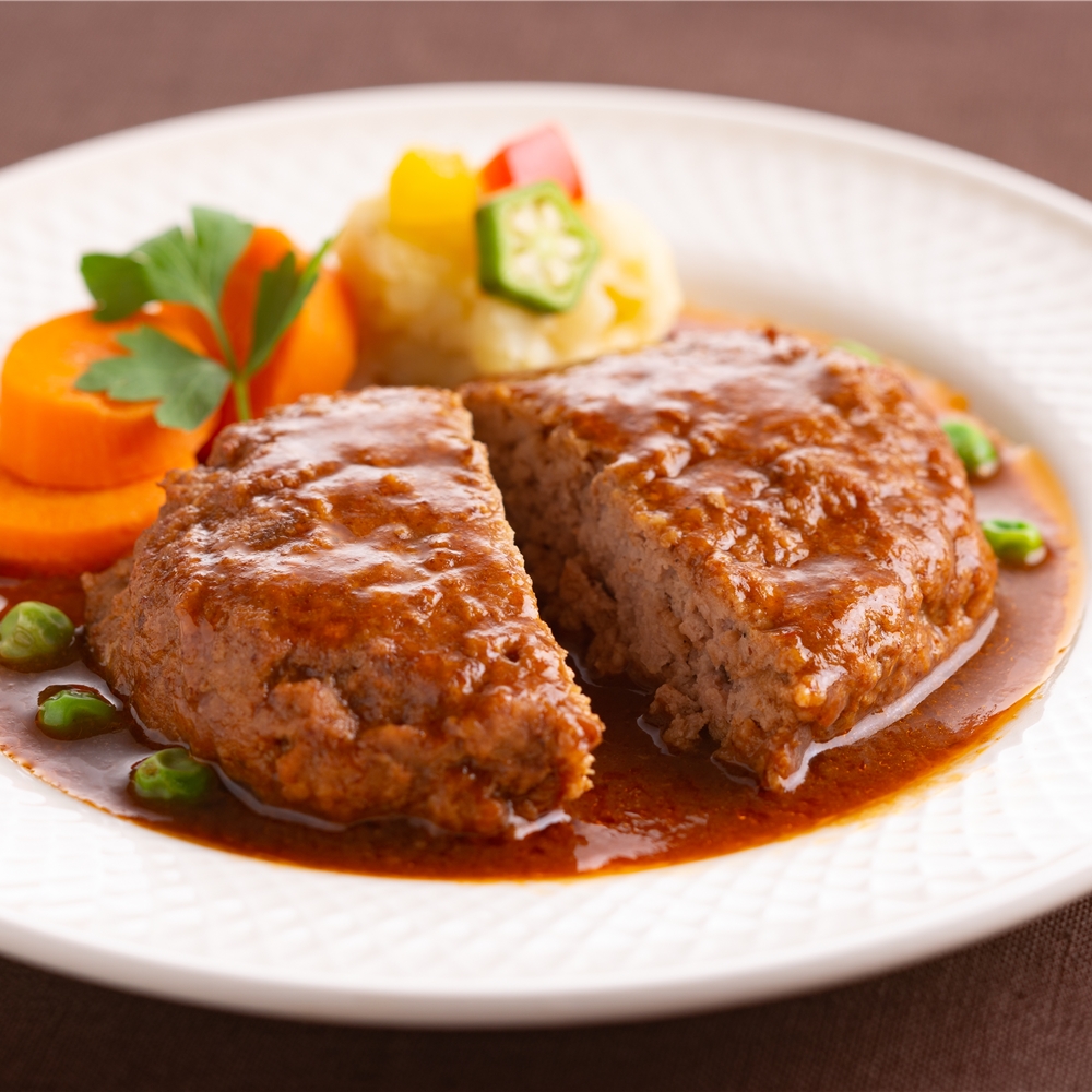 国産牛煮込みハンバーグ4個セット