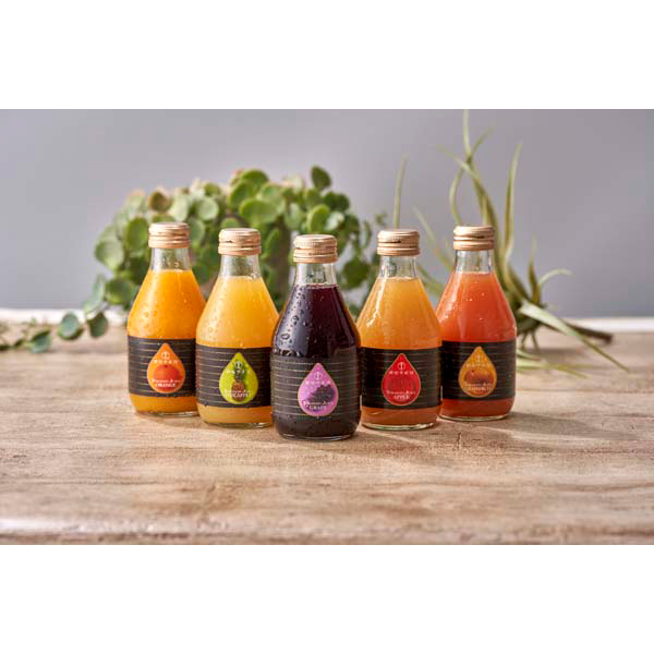 「銀座千疋屋」 銀座ストレートジュース＆フルーツコンポート　同梱