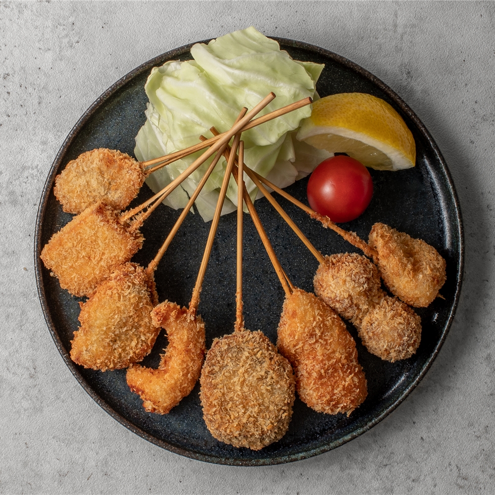 兵庫・神戸 「串乃家」 串揚げファミリーセット　