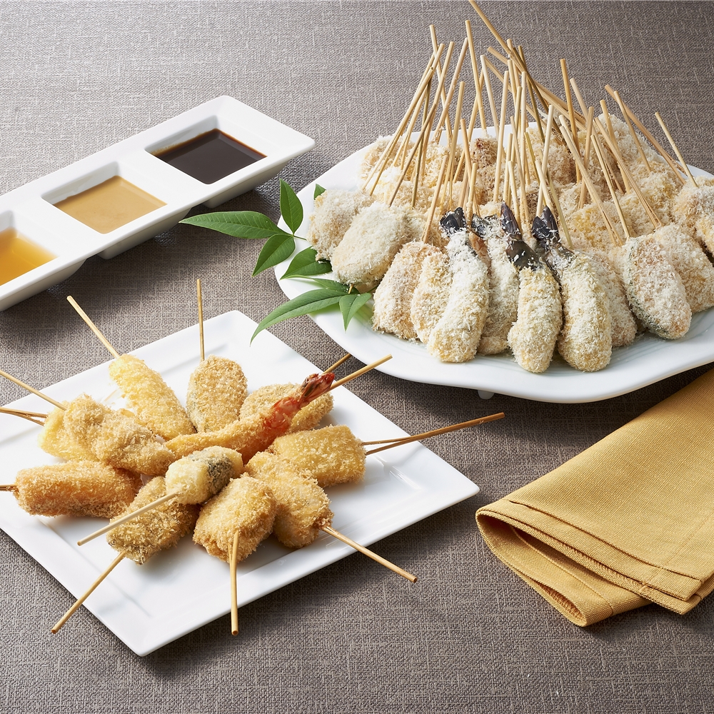 兵庫・神戸 「串乃家」 串揚げセット（ハイカラさん）　B