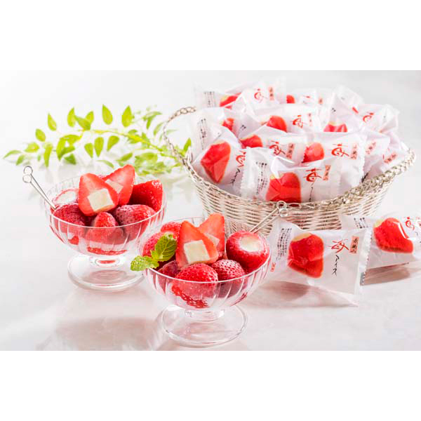 春摘み苺アイス