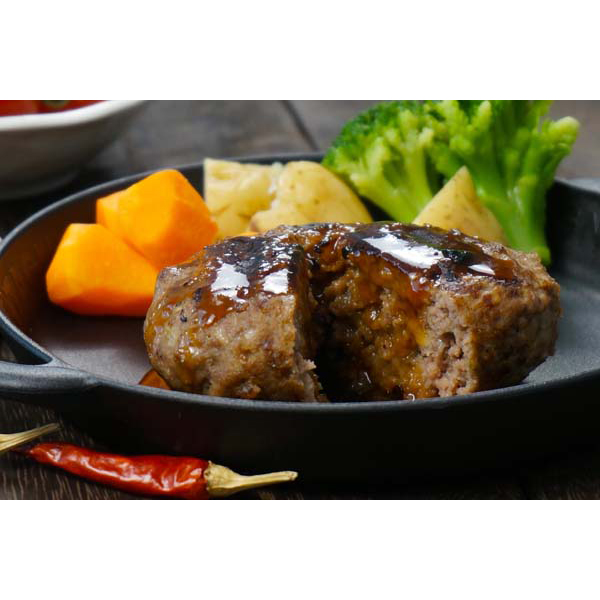 北海道 十勝清水牛ハンバーグ6個セット