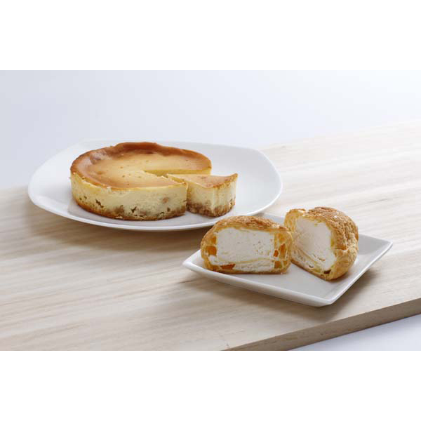 北海道 「乳蔵」 ベイクドチーズケーキ・シューセット