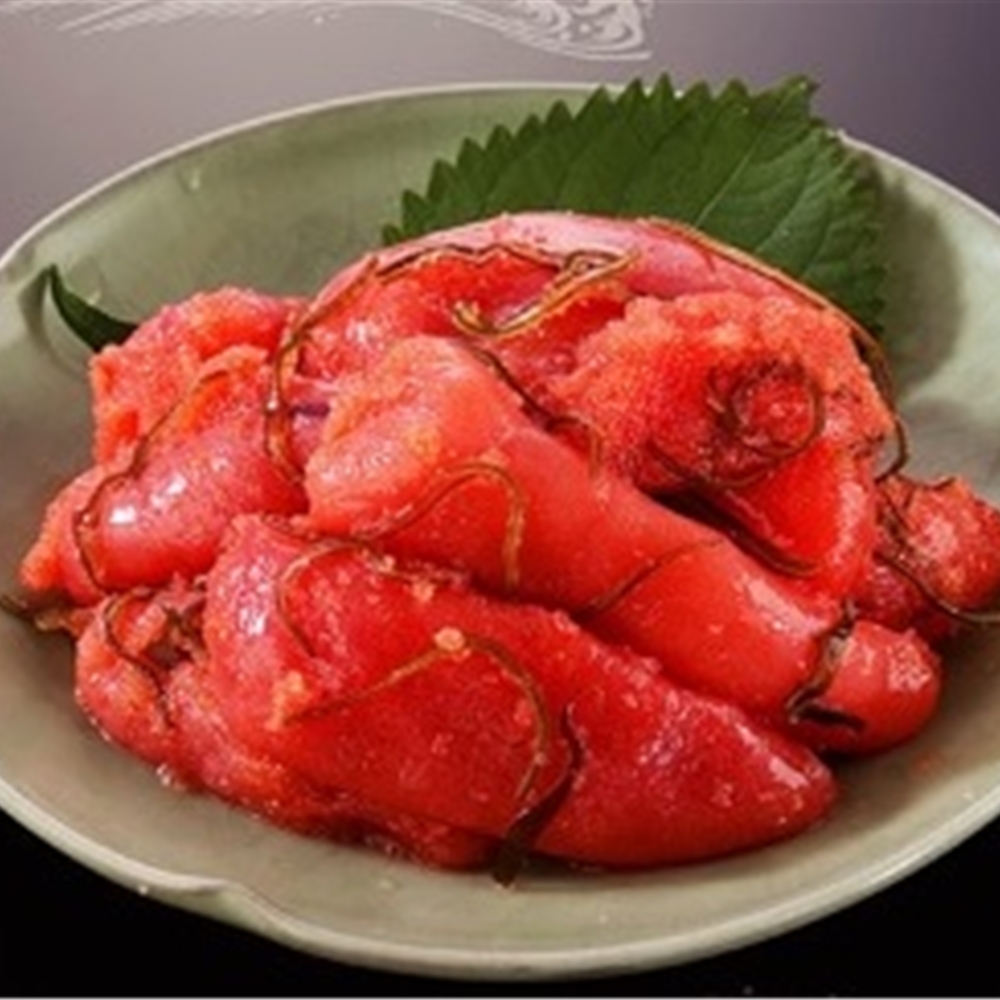 辛子明太子　昆布漬け切れ子