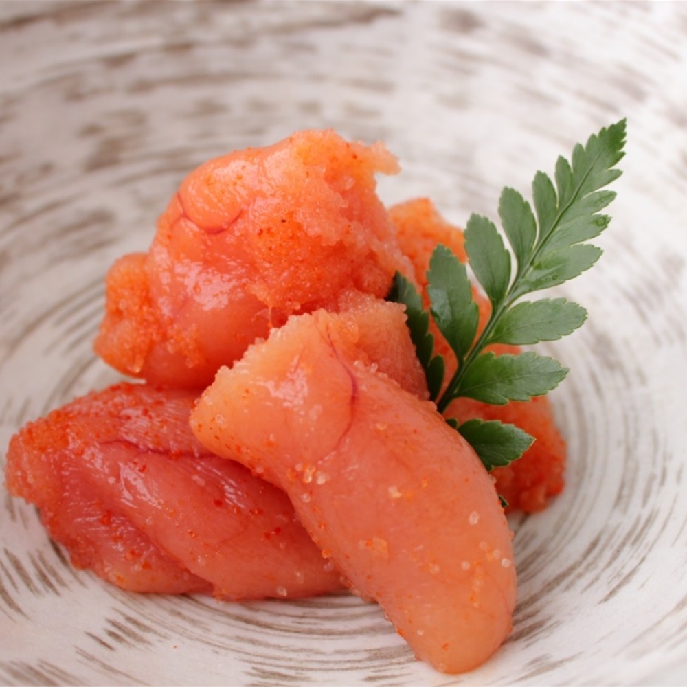 無着色辛子明太子　切れ子