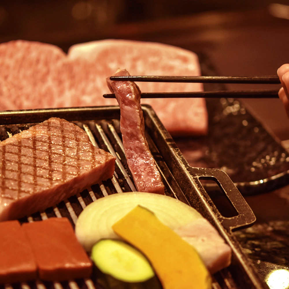 滋賀 「松喜屋」 近江牛あみ焼き（600g）