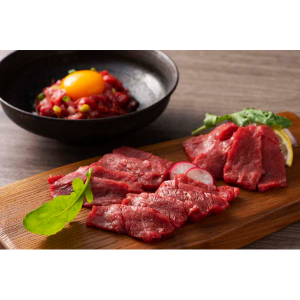 熊本 「フジチク」 ふじ馬さし赤身・ユッケセット