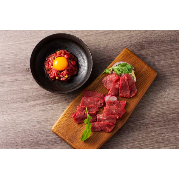 熊本 「フジチク」 ふじ馬刺し 上赤身とトロのおつまみセット