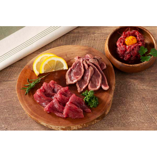 熊本 「フジチク」 ふじ馬刺し赤身3種の詰合せ