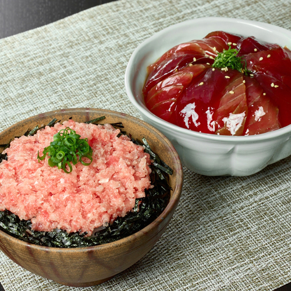 神奈川 「三浦三崎」 ネギトロ丼の具＆漬け鮪丼の具セット　A