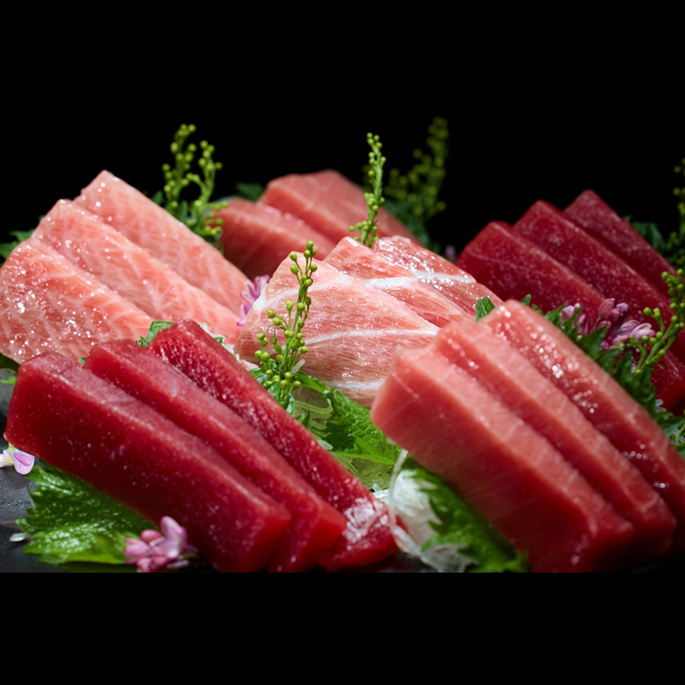 神奈川 「三浦三崎」 天然本まぐろ・目鉢まぐろ食べ比べセット　A