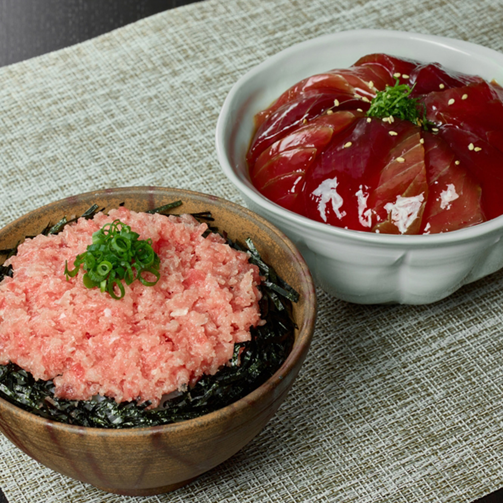 神奈川 「三浦三崎」ネギトロ丼の具・漬け鮪丼の具セット