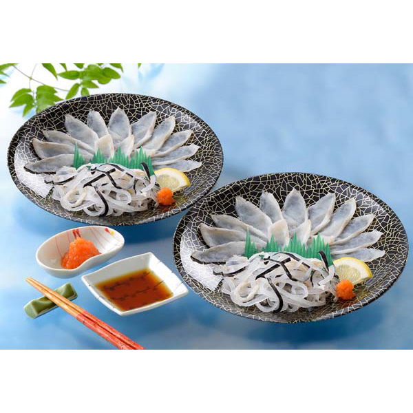 「関とら本店」 ふく霜降り刺身