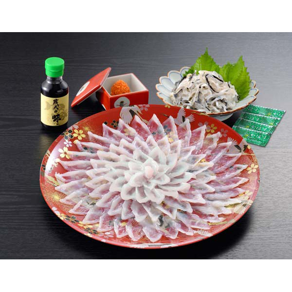 「関とら本店」 とらふく刺身セット