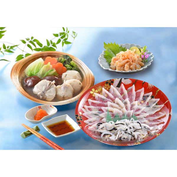 「関とら本店」 とらふく刺身・とらふくちり個食鍋セット