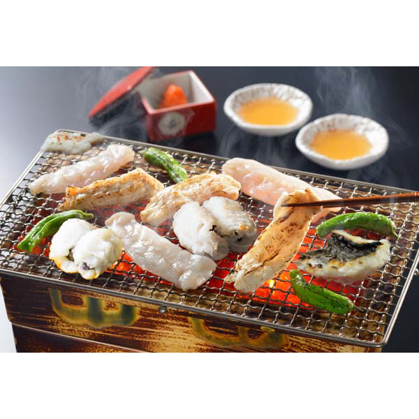 「関とら本店」 焼きはも・焼きふく食べ比べ