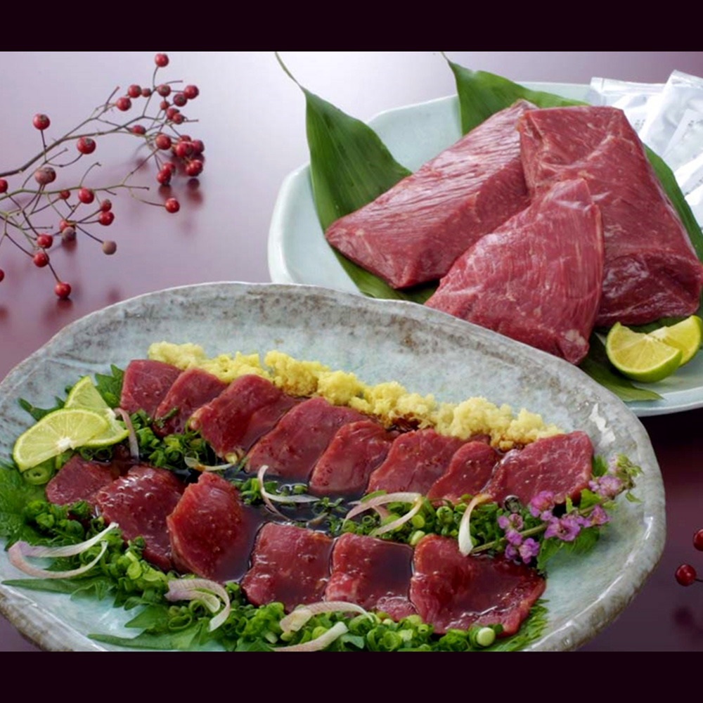 長野　大正8年創業　馬刺専門店 「若丸」 馬刺　A