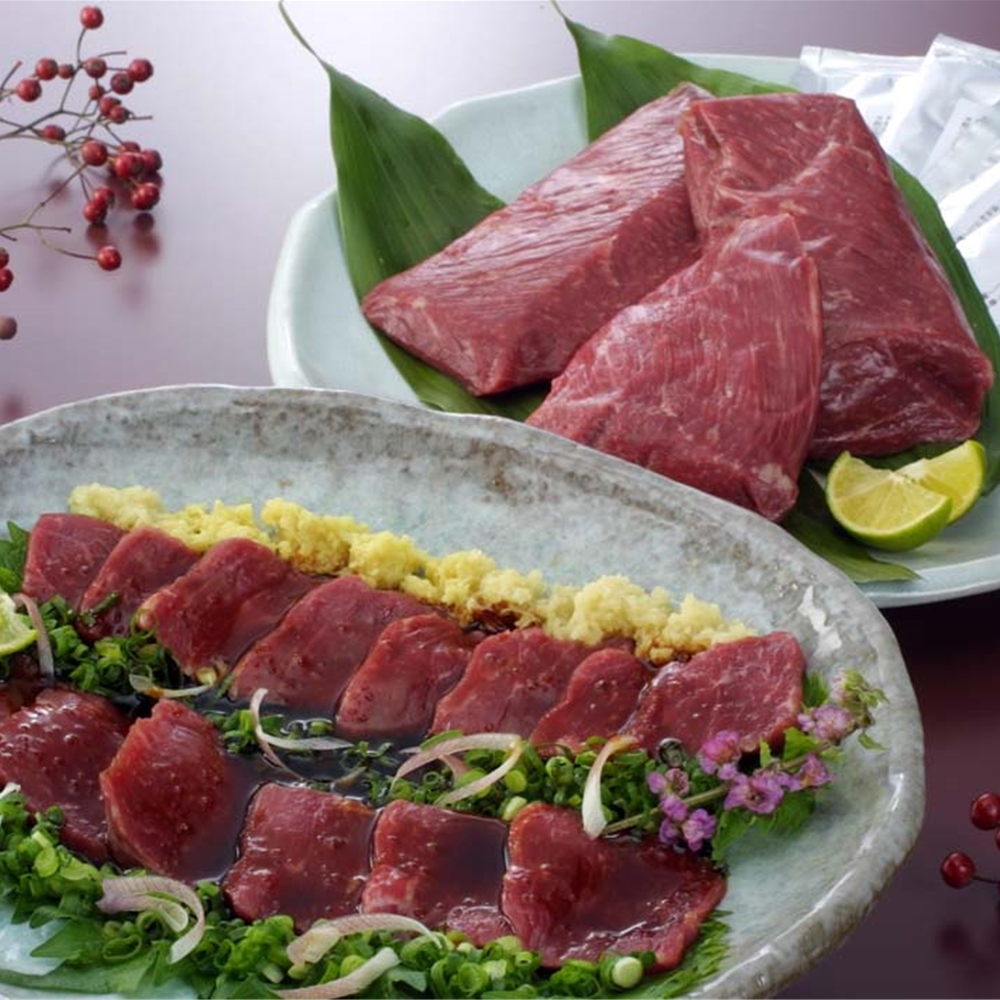 長野　大正8年創業　馬刺専門店 「若丸」 馬刺　E