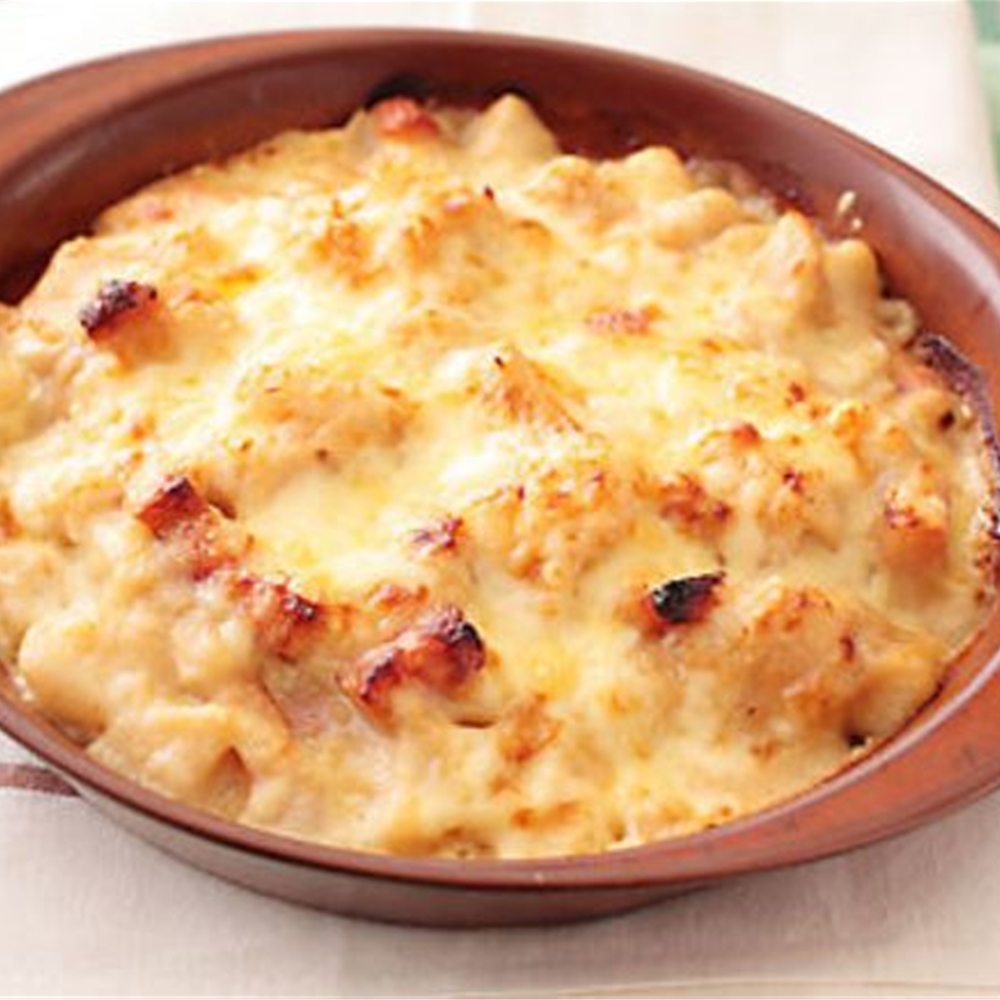 徳島 「吟月」 天然海老と鱧のクリームグラタン