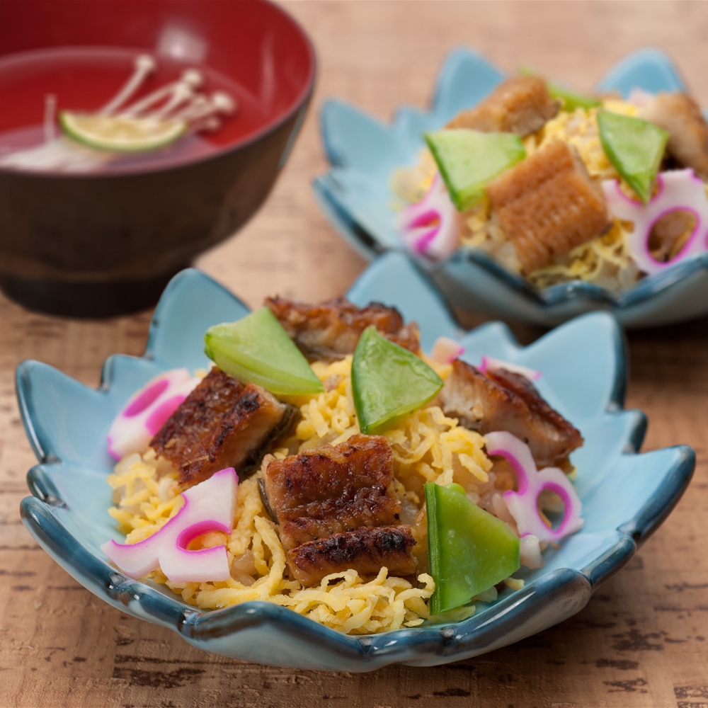 徳島 「吟月」 うなぎと鱧のちらし寿司