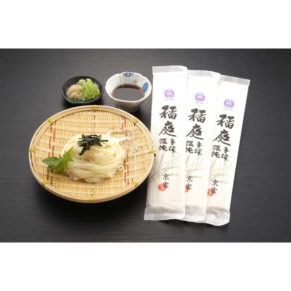 秋田 「京家」 稲庭手揉饂飩