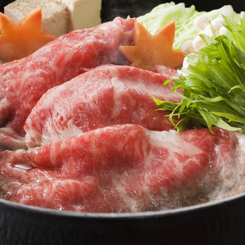 三重　松阪牛すき焼き用＆松阪牛入り生ハンバーグセット　A