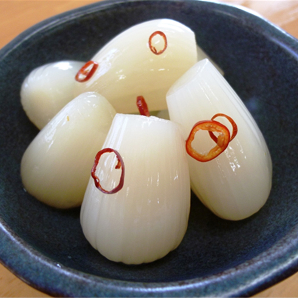 九州産　ふぞろい九州産ピリ辛らっきょう（ギフト）