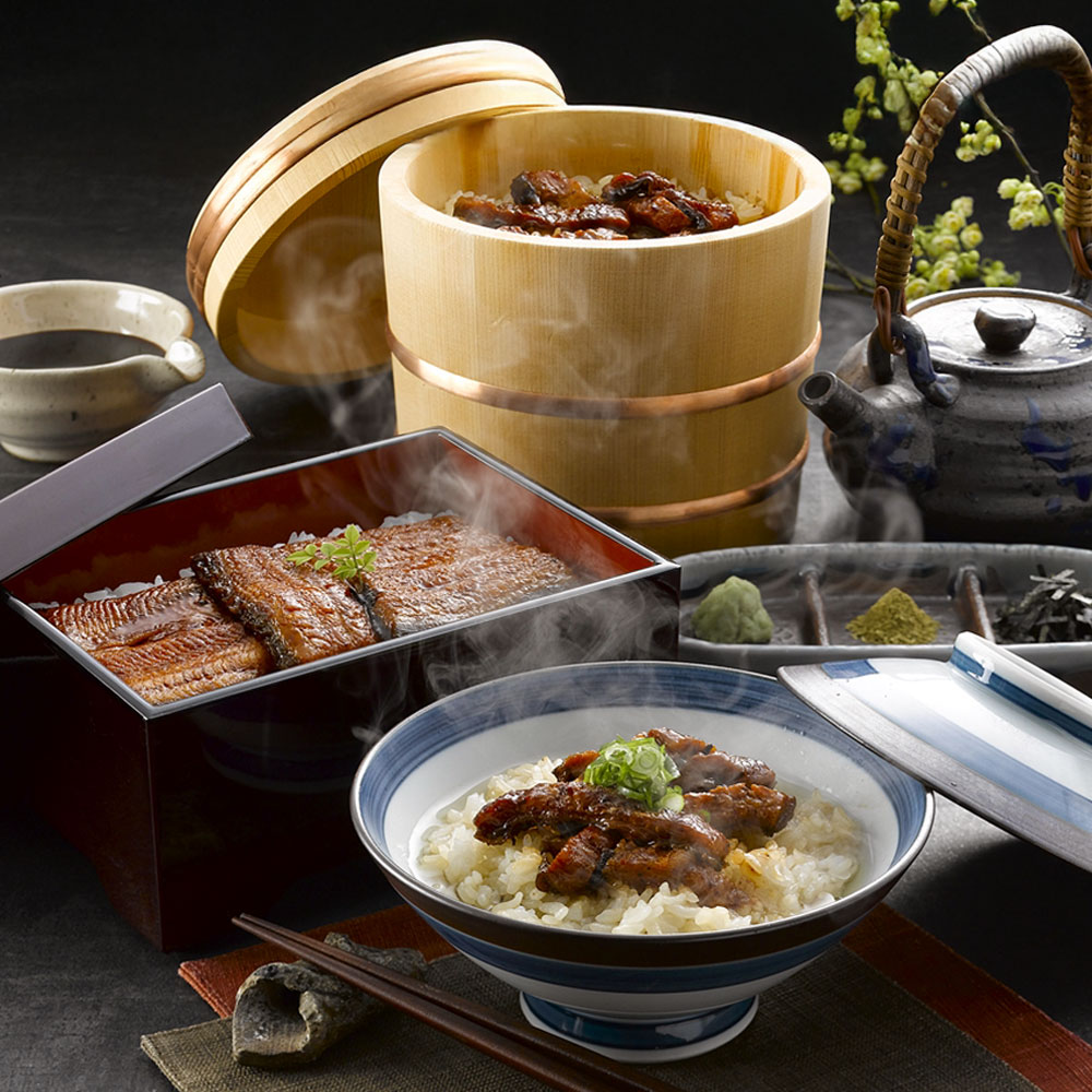 うなぎ割烹 「一愼」 蒲焼と一愼ひつまぶしセット　B