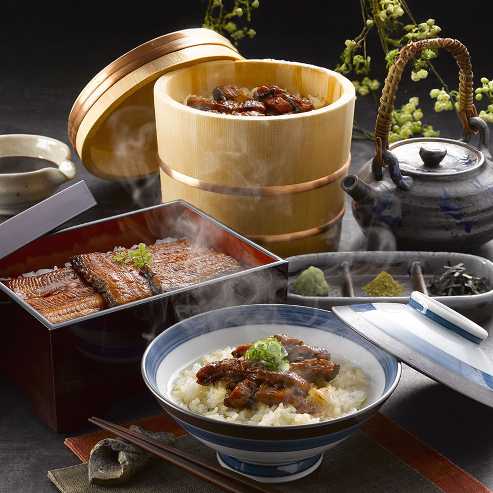 うなぎ割烹 「一愼」 蒲焼と一愼ひつまぶしセット　C