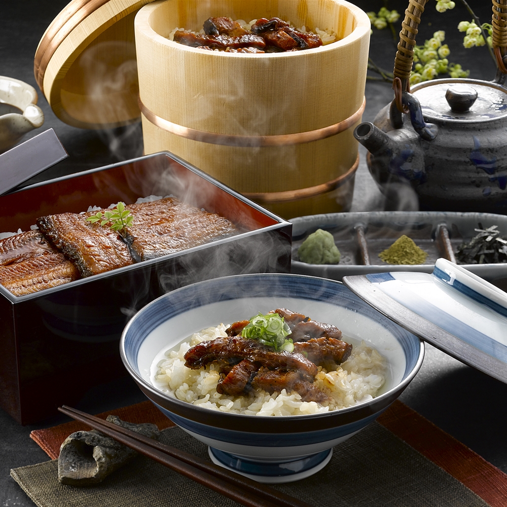 うなぎ割烹 「一愼」 蒲焼と一愼ひつまぶしセット　D