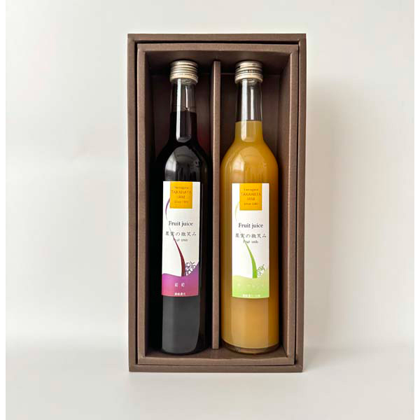 山形 「たかはた果樹園」 果実の微笑みジュース2本セット