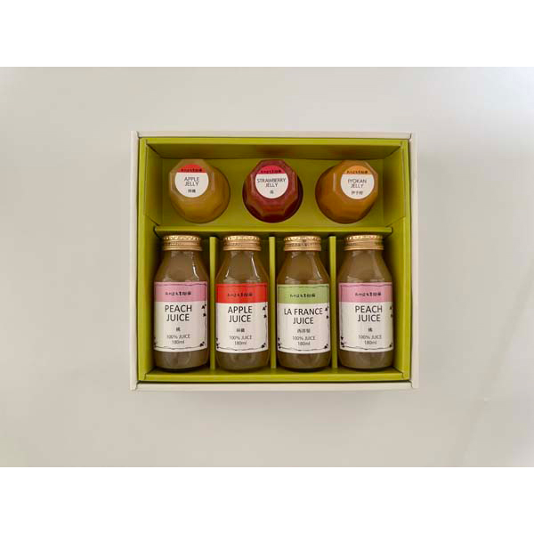 山形 「たかはた果樹園」 国産果実のジュース&ゼリーセット2