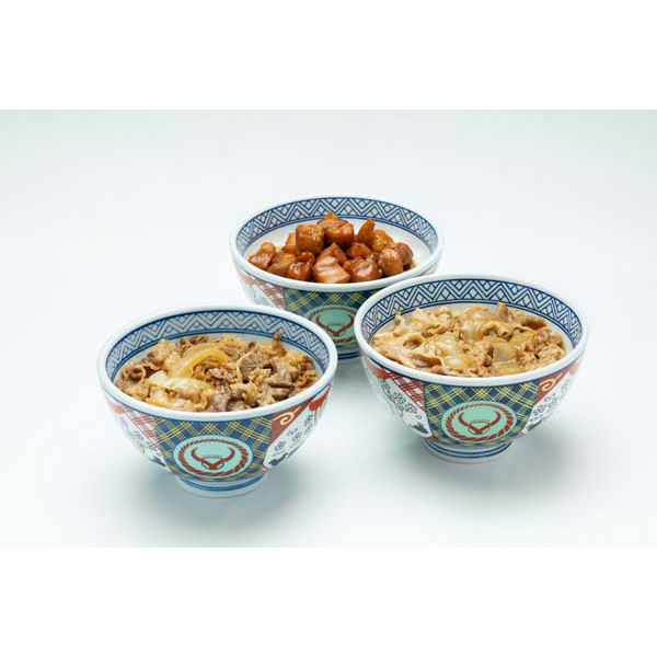 「吉野家」 いろいろ丼の具セット