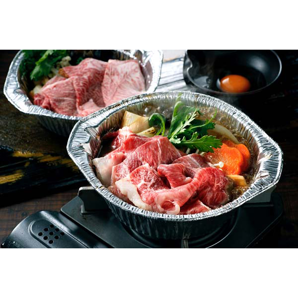 山形 創業大正12年 「米沢牛黄木」 米沢牛すき焼き鍋