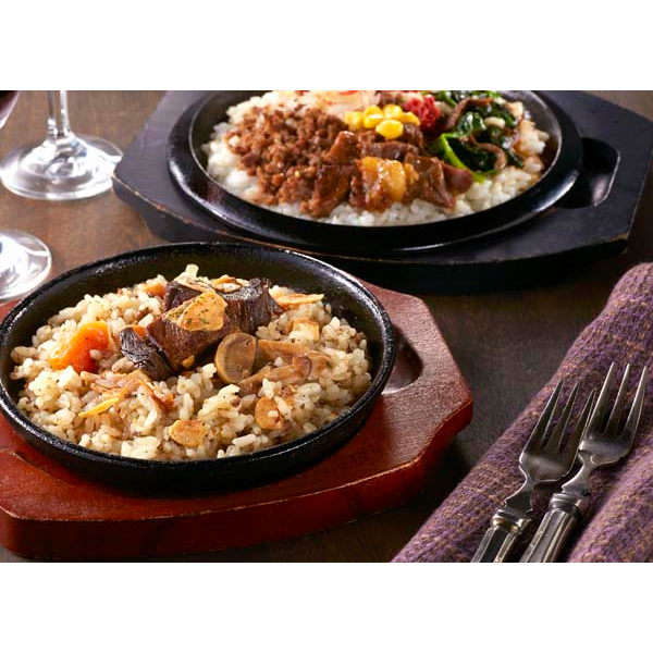 山形 創業大正12年 「米沢牛黄木」 米沢牛入りビビンバ・ガーリックライス4個