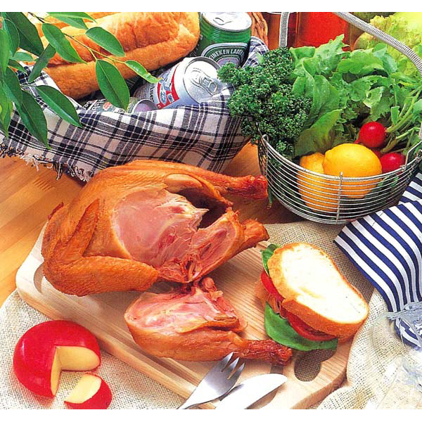 福島　川俣シャモ　丸鶏くんせい