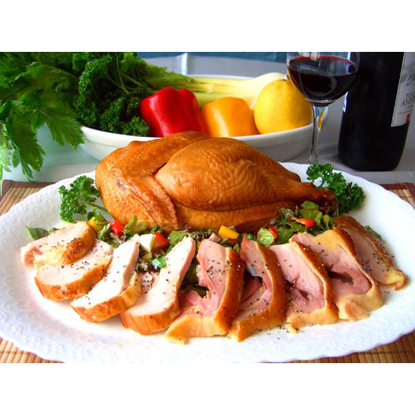 福島　川俣シャモ　くんせいハーフ