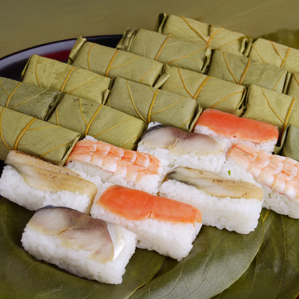 奈良 創業文久元年「柿の葉ずし平宗」柿の葉ずし4種20個